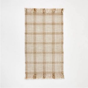 NWT Studio Mcgee Indoor/Outdoor Plaid Accent Rug by Threshold with Studio Mcgee
